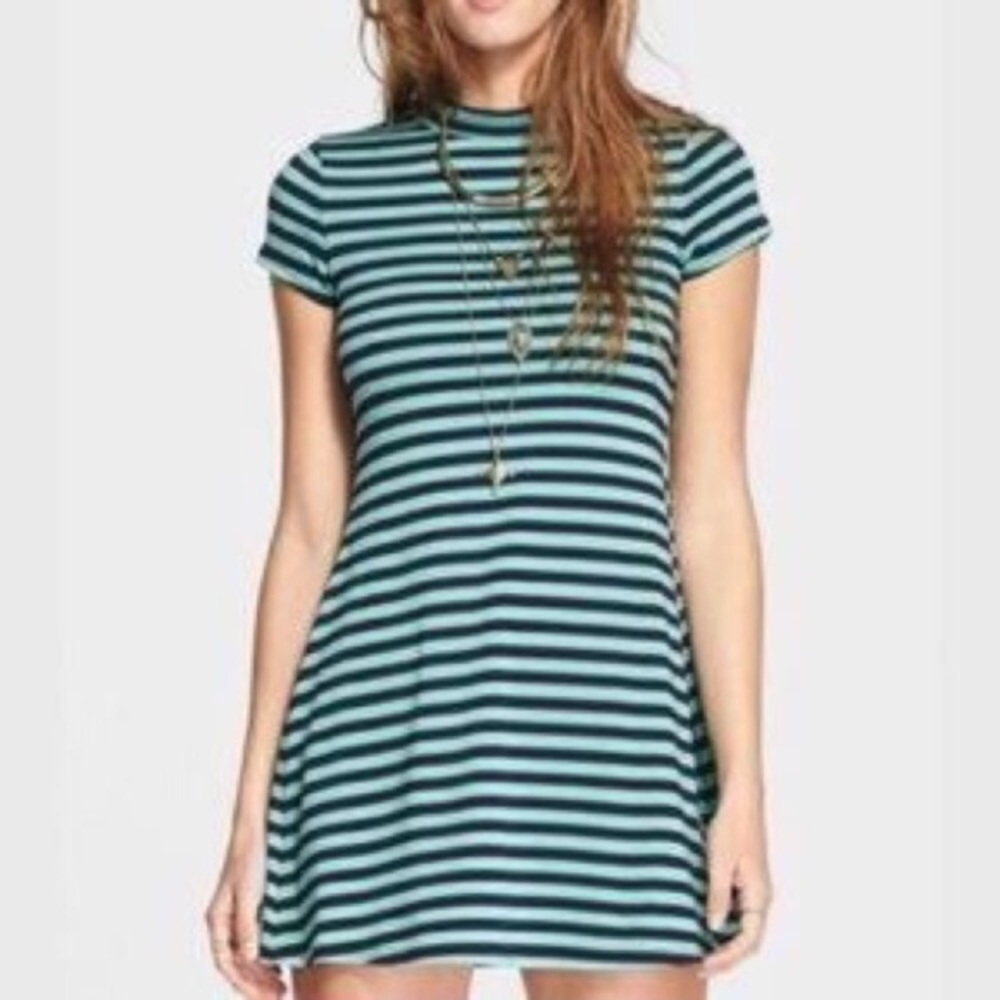 Free People Beach On The Line Ponte Striped Dress